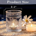 Clear Votive Candle Holders - Glass Tea Lights Candle Holder