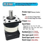 7 Arc-min 5 1-100 1 Planetary Gearbox Reducer For Nema23 57 Step 60 Servo Motor