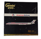 Gemini Jets 200 1 200 American Airlines Md-80 Rare Model Diecast Aircraft In Box