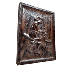 Coppersmith Trade Wood Carving Panel 9 88 Vintage French Architectural Salvage