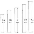 25pc Large Eye Hand Sewing Needle Cross Stitch Embroidery Needles For Diy Craft