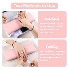  Nail Arm Rest For Nails Tech  Foldable Hand Stand For Nail Tech With Pvc Pink
