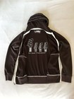 Vintage 2005 Paul Frank Hoodie Small Rare Y2k Guitar Graphic Full Zip Black