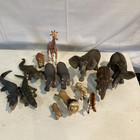 Schleich   Other Figures Elephants Croc Hippos Giraffe Lion Lot 0f 14 Read