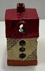 Vintage Cast Iron Magic Bank Coin Mechanical Bank Box Works