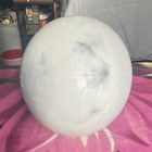 8 Lb White Marble Free Standing Sphere