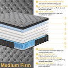 9 Inch Hybrid Bed Mattress Twin Full Queen King Gel Memory Foam Innerspring
