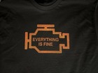 Check Engine Light T Shirt Ls Camaro Trans Am Corvette Mustang Charger Srt 5 0