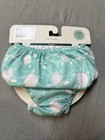 New Green Sprouts Toddler Eco Pull-up Reusable Swim Diaper Teal Turtle 12 Months