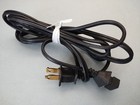 Vintage Black Polarized Ac Cheater Cord - 7 Amp 125 V - Electri-cord Mfg