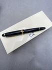 Montblanc Meisterst  ck 146 Black Gold Fountain Pen With Luxury Gift Box
