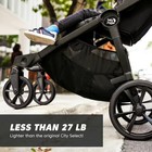 Baby Jogger City Select Stroller Black All-terrain Telescoping Handlebar Uv 50    
