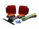 Led Trailer Light Kit Combo Tail   Turn Signals Two Amber Side Marker Lights 12v