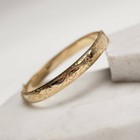 Vintage   Estate New Style 14k Yellow Gold Finish 7 5  Bangle Bracelet Unisex