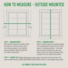 Vinyl Mini Blinds  Cordless  1  Slat  36  W X 36  H  White  Inside Mount