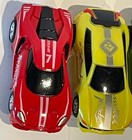 Set Of Track Master Ho Scale Slot Car Racing 4 Four Cars 1 64 Red Green Blue