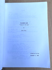 1988 The Wonder Years Tv Original Production Script Steady As She Goes S2 E4