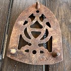 Ornate Ferrosteel Sad Iron Trivet Rest Antique Cast Iron Cleveland Ohio Usa