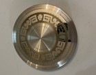 Vintage Rex Fifth Avenue Silver Compact   Satin Gold Lipstick Mirror Holder Set