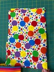 Lot Quilting Fabric Cotton Bundle Of Polka Dot Colorful Designs 7  Yards