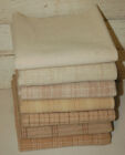 Hand Dyed Rug Hooking Wool Mill-dyed    buttermilk Biscuits   7-pc  Collection 
