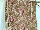 Fabulous Antique French Cotton Toile Fabric 19th Century Floral  Urn