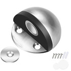 Stainless Steel Magnetic Door Stopper Anti-collision Floor Mounted Stop Holder  