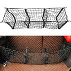 Cargo Net Trunk Bed Organizer 3 Pocket Trunk Bed Storage 90x30cm