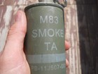 Us Decommissioned M83 Smoke Ta M18 White Smoke Inert Paintball  Training Display