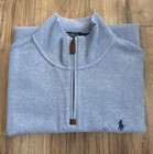 Polo Ralph Lauren Cotton  Quarter Zip Sweater Nwt  125 Size L