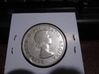 Canada 1957 - 50 Cent Half Dollar Canadian Coin - 80  Silver