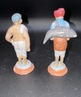 Antique Indian Clay Figurines     19th Century Calcutta Bazaar Souvenirs