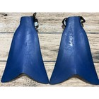 Force Fin Pro Swim Fins Mens Large Blue Scuba Diving Snorkeling Made In Usa