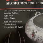 Spyder Rush Inflatable Snow Tube Heavy Duty Durable Snow river Tubing Chariot 