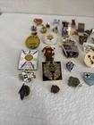 Lapel Pin Lot Of 35 Pins Mixed Lot All Pre-owned