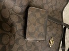 Coach F58292 City Zip Tote In Signature - Imitation Gold brown black