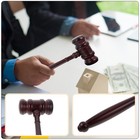 Wooden Gavel Auction Hammer For Judge Lawyer Courtroom