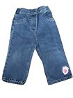 Y2k Vtg 18 M Baby Strawberry Shortcake Denim Blue Jeans Pants 2006 Toddler Girls