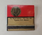 Front Strike Matchbook Tijuana Mexico Hotel Palacio Azteca Vintage 