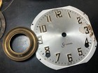 Vintage Antique Clock Parts Lot Bezels Backs Plates