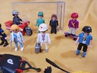 Mixed Lot Of 10 Playmobil People Figures Plus Accessories 