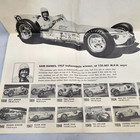 Original 1957 Advertising Firestone Tire Indy 500 Poster 35  X 45  Offers