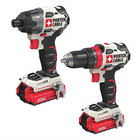 Porter-cable 20v Max  Cordless Drill Combo Kit  Brushless  2-tool Pcck619l2