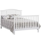 Emerson Full Size Bed Conversion Rails For 4-in-1 Convertible Crib Snow White