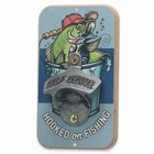 Hooked On Fishing Wall Bottle Opener  3 5  X 6  