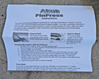 Nob New Open Box Rostow   Jung Akua Pin Press 20   285 Retail Printmaking 