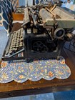Vtg Underwood No 5 Standard Typewriter 1924 Black Gold Usa Display Piece Old Day