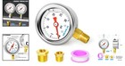 Accurate 0-30psi Stainless Steel Pressure Gauge With 1 5in Dial  Lower Mount