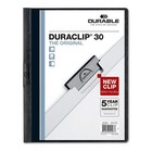 Durable Duraclip Report Cover 8 9 10 X 11 1 5 Clear 5 Per Pack 220401