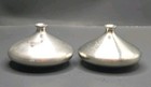 Set Of 2 Selangor Pewter Quill Inkwells Singapore Malaysia Mcm Vintage